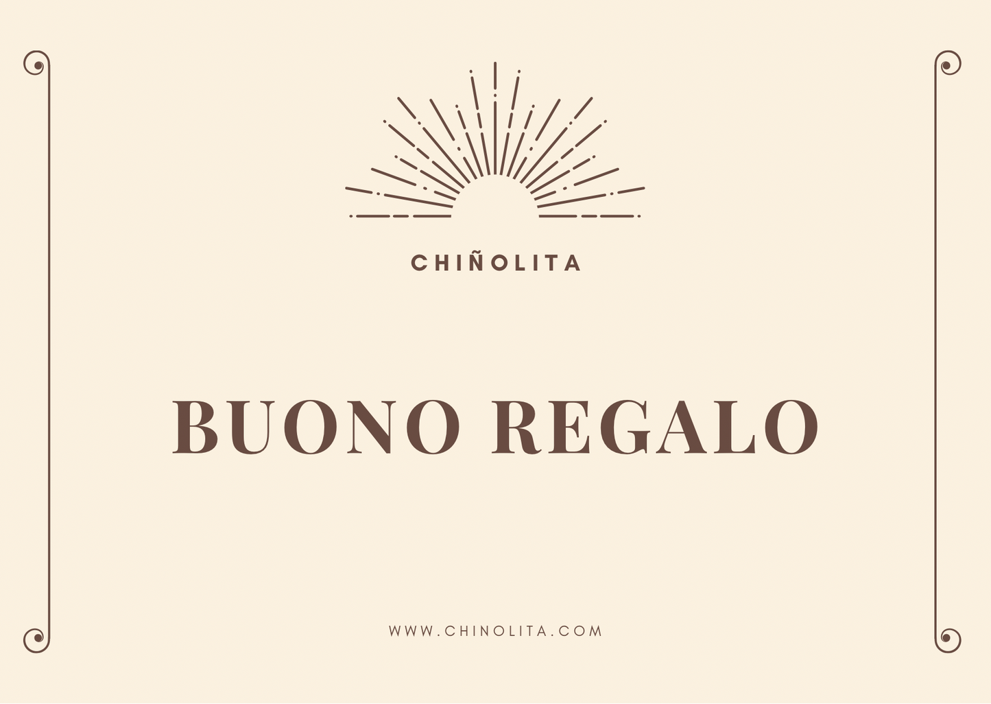 BUONO REGALO CHIÑOLITA